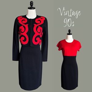 vintage 90s Outlander dress and jacket size small